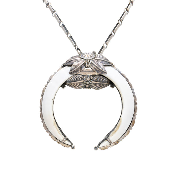 Navajo Boar Tusk Necklace, Jewelry, Necklace, Native