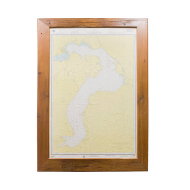Map of Lake Pend Oreille 1950, Furnishings, Decor, Map