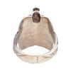 Custom Sterling Silver Saddle Ring