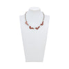 Coral Choker and Earring Set