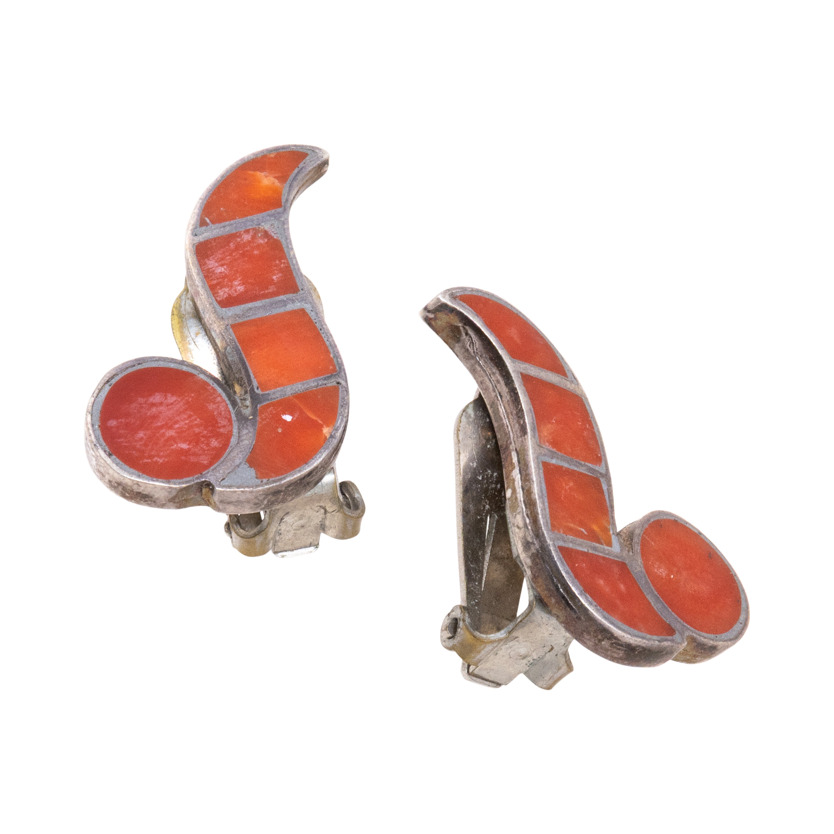 Coral Choker and Earring Set