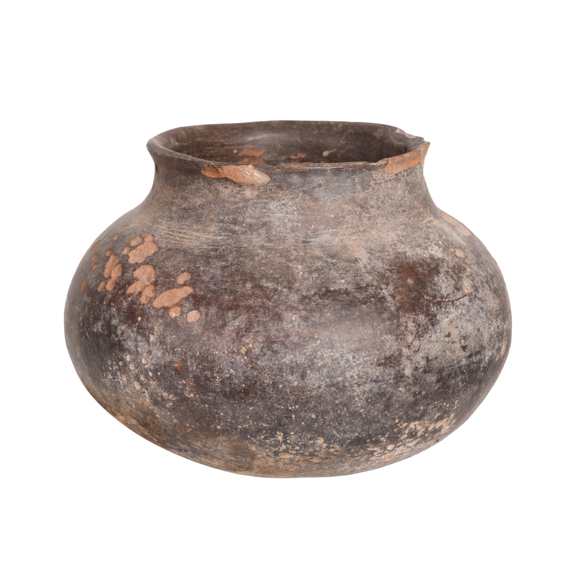 Black Remos Jar, Native, Pottery, Prehistoric