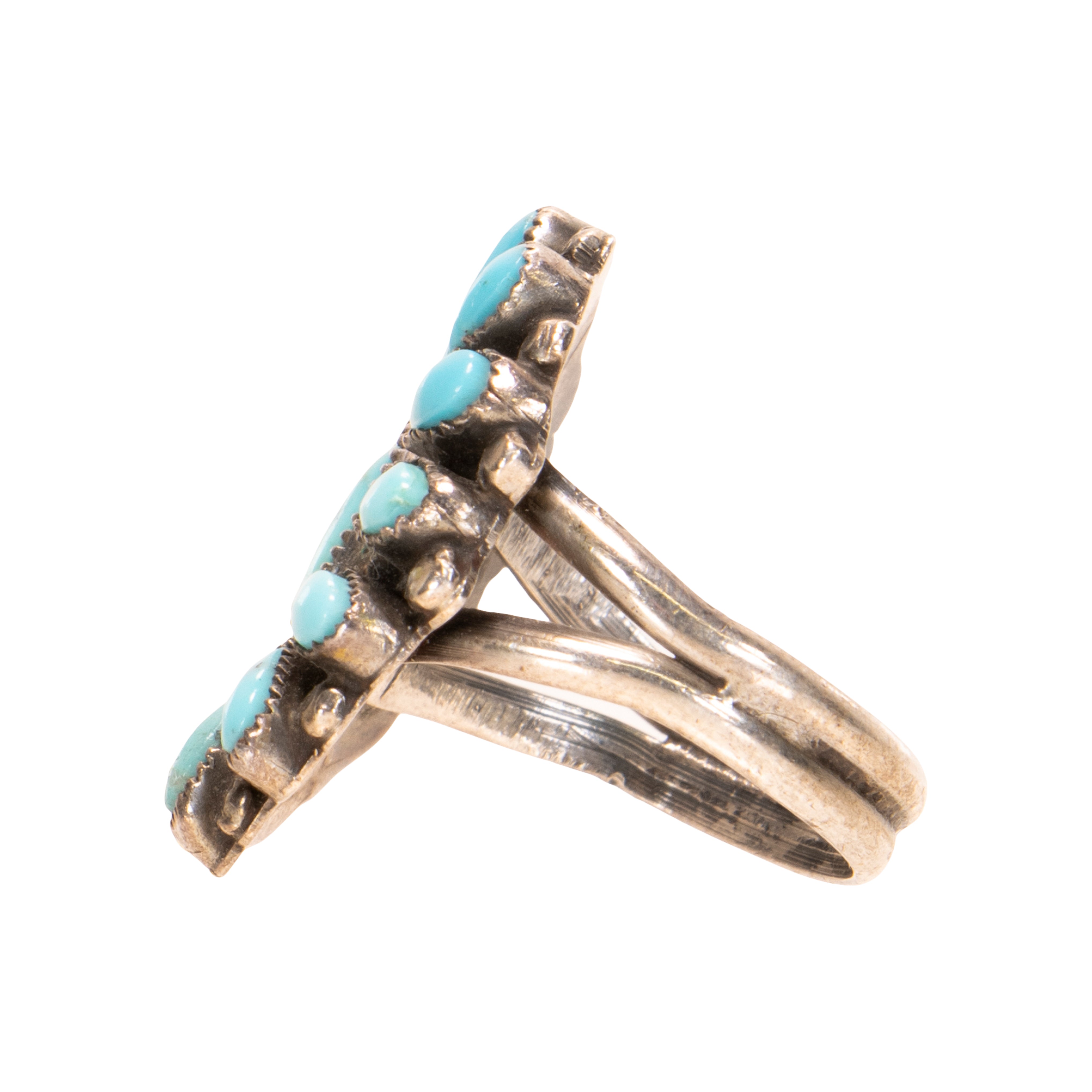 Navajo Needlepoint Turquoise Squash