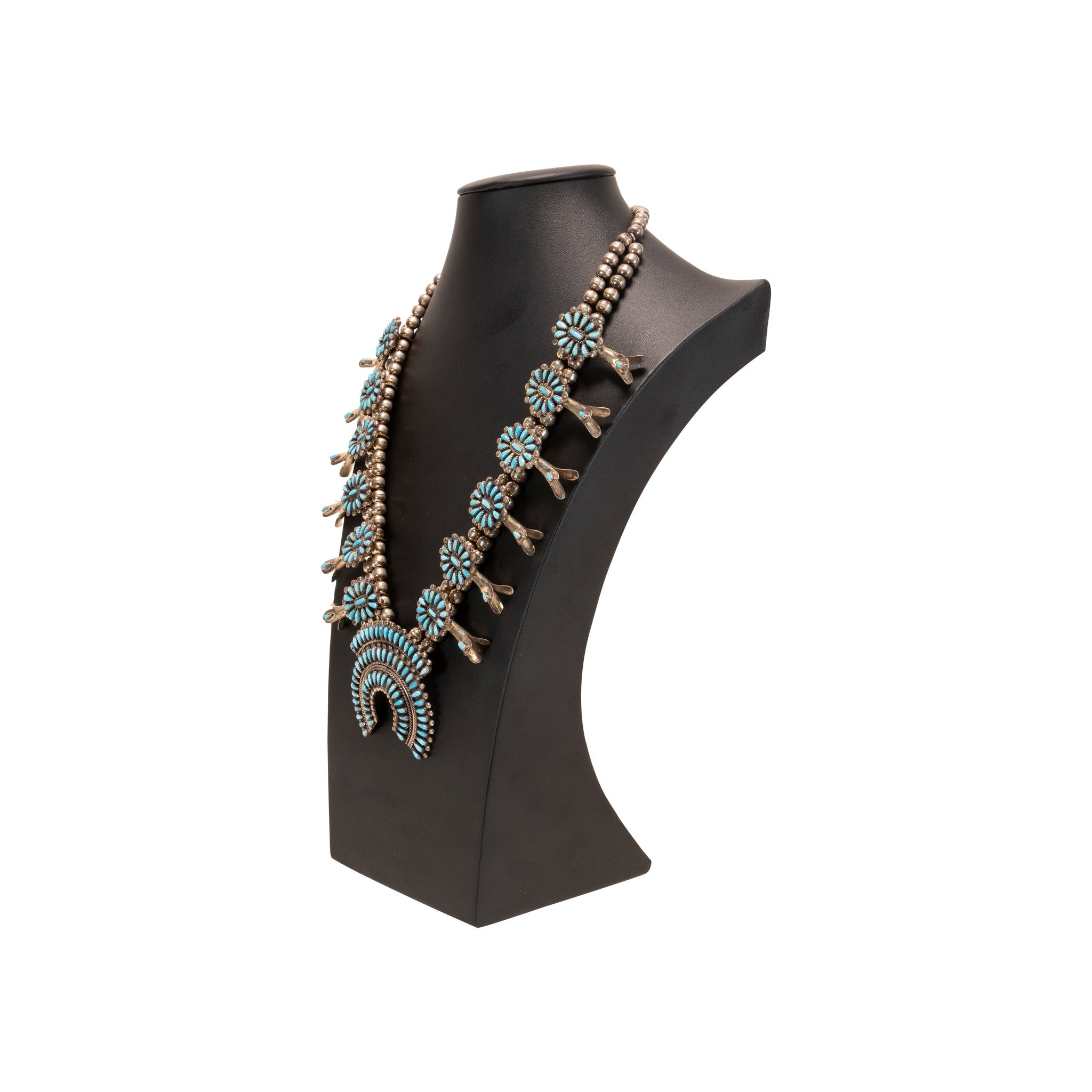 Navajo Needlepoint Turquoise Squash