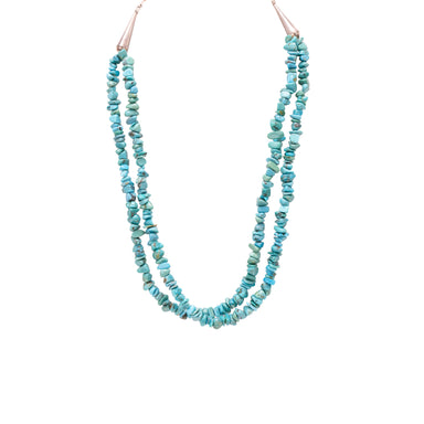 Beaded Turquoise Necklace, Jewelry, Necklace, Native