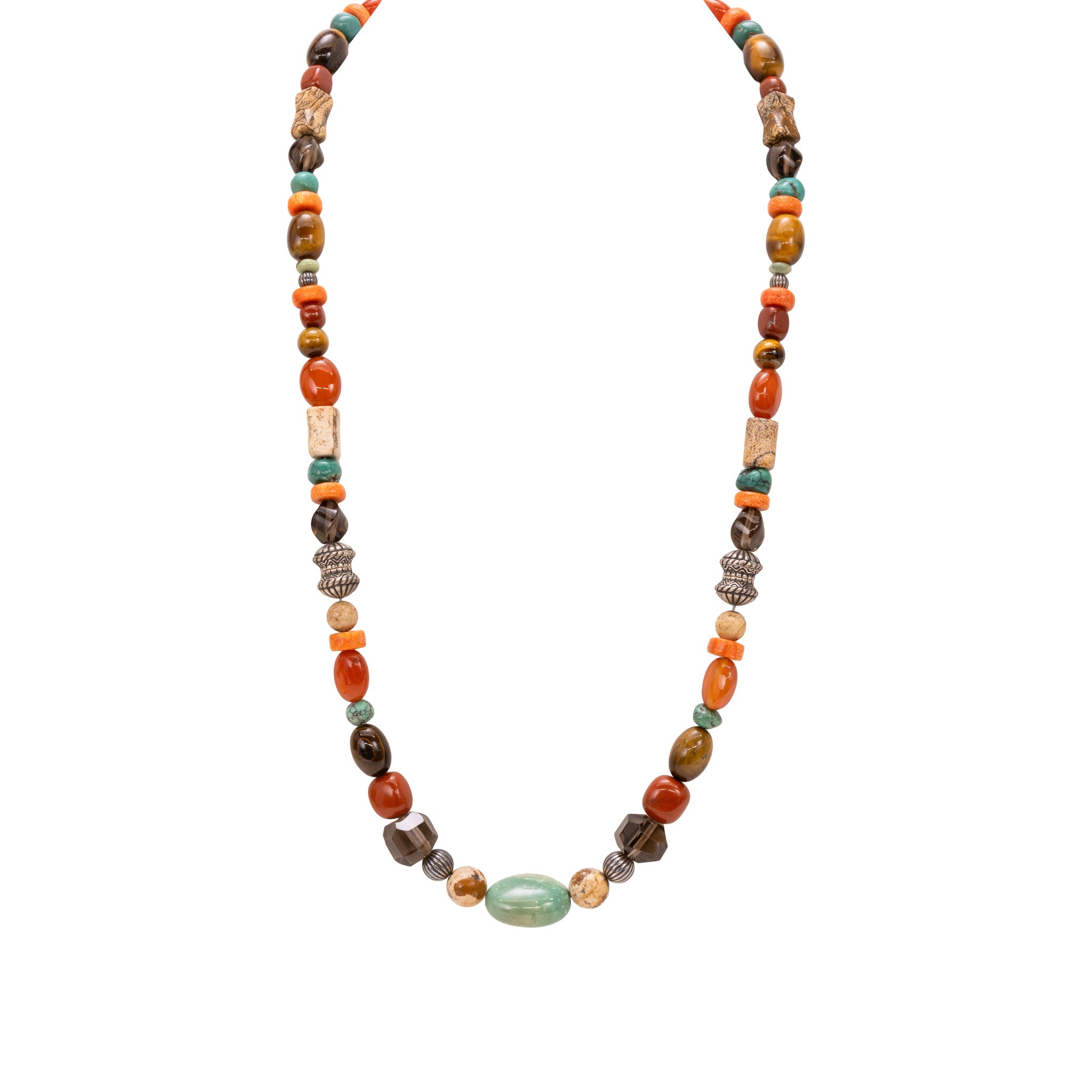 Southwest Multi-Stone Necklace, Jewelry, Necklace, Native