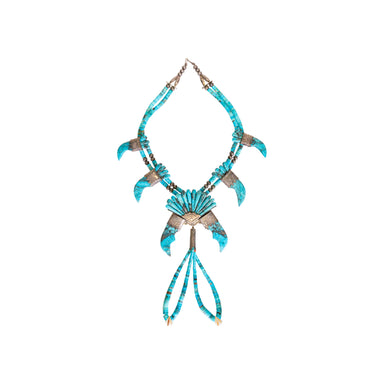 Exceptional Navajo Turquoise Necklace, Jewelry, Necklace, Native