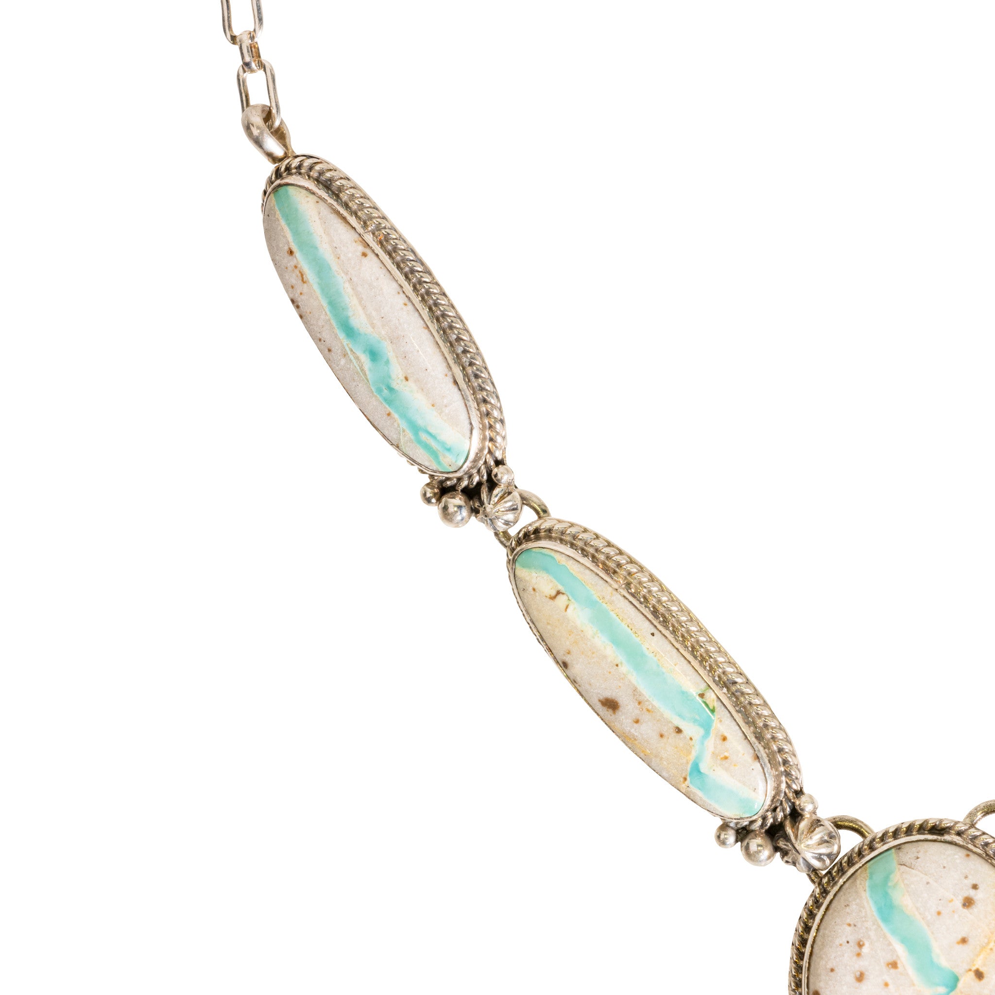 Navajo Ribbon Turquoise Set