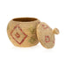 Eskimo Basket with Lid, Native, Basketry, Vertical