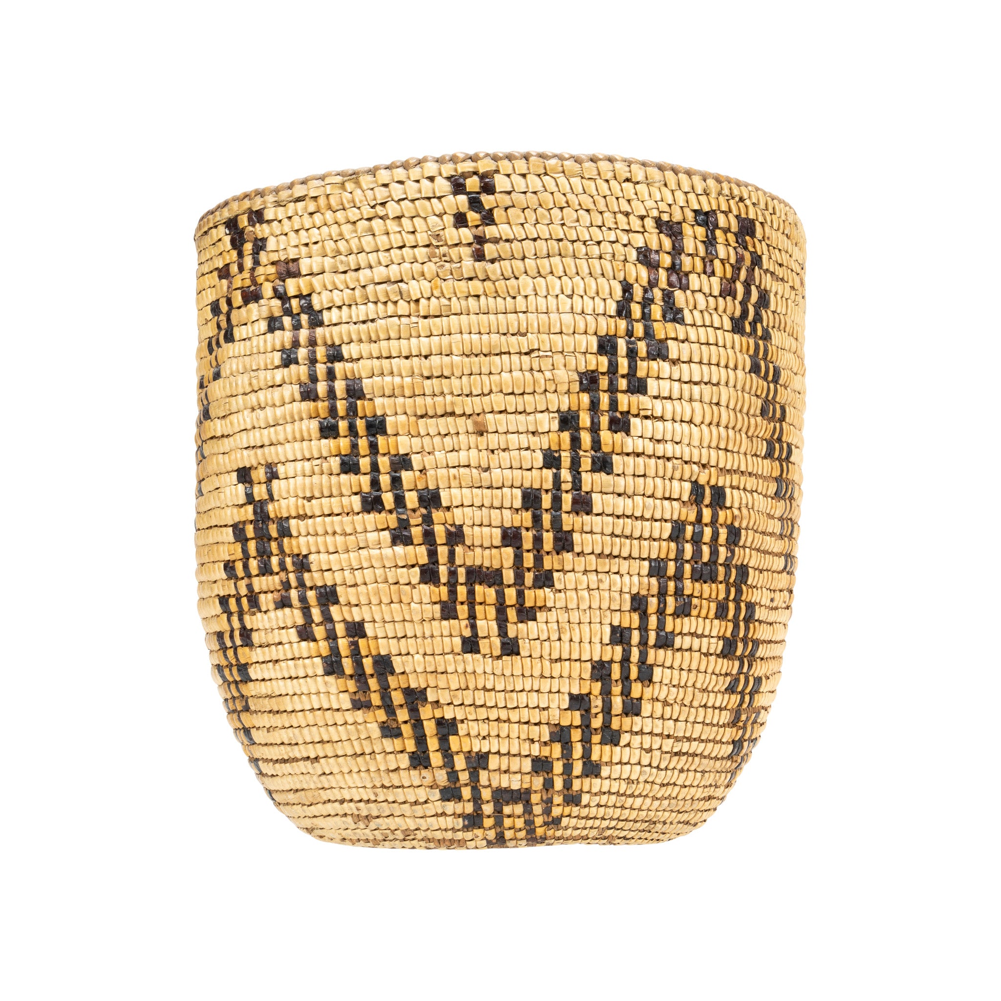 Nisqually Indian Fully Imbricated Basket