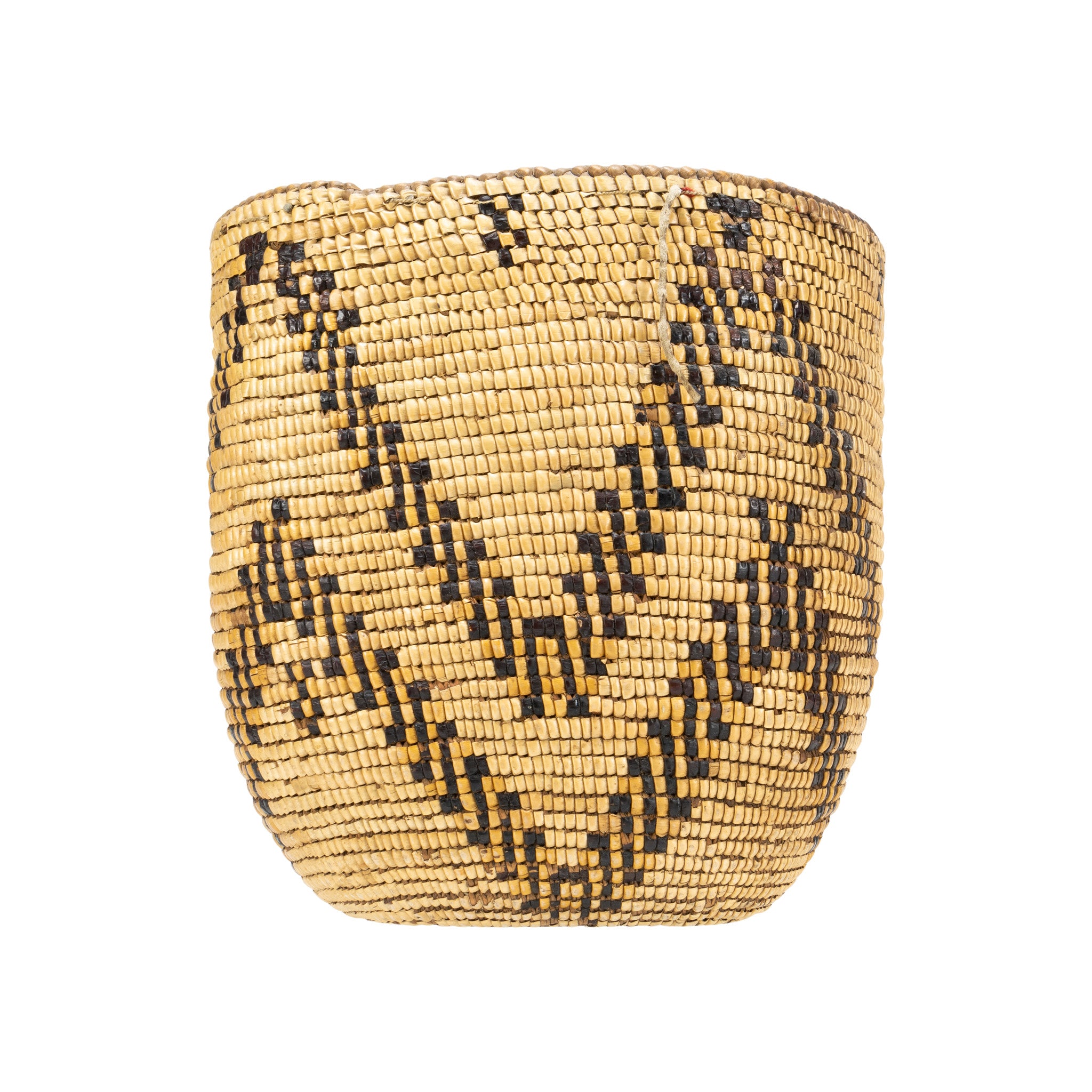 Nisqually Indian Fully Imbricated Basket
