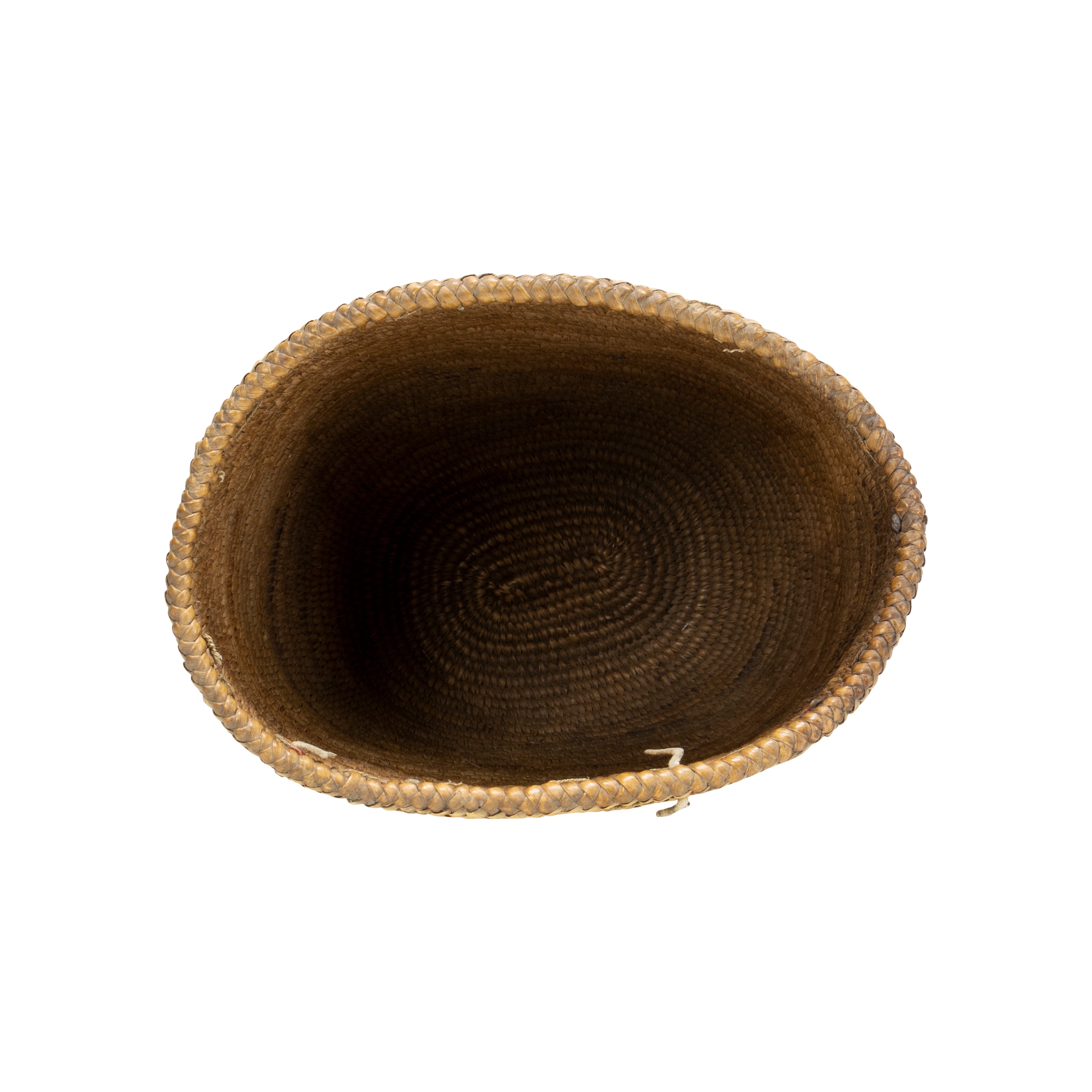 Nisqually Indian Fully Imbricated Basket