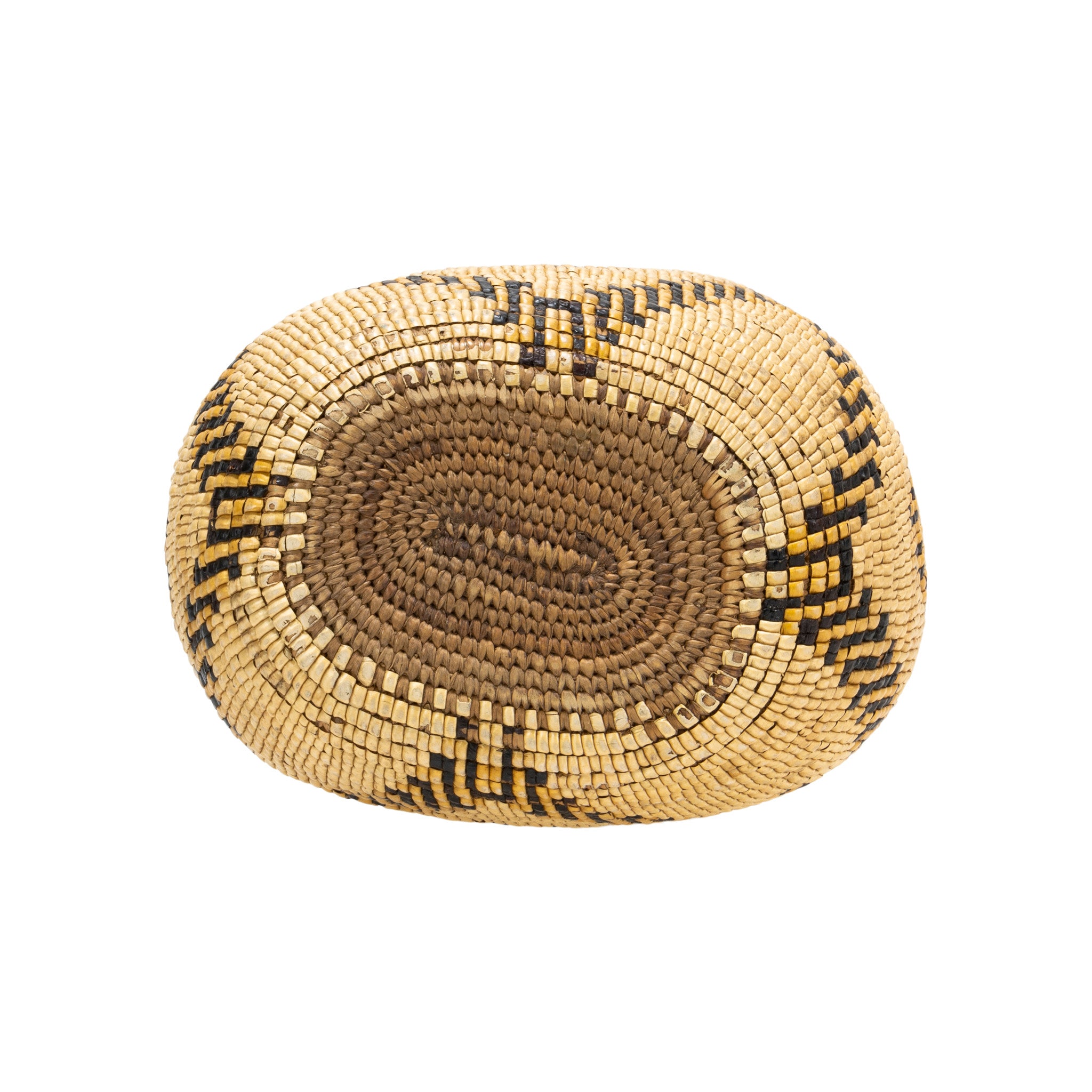 Nisqually Indian Fully Imbricated Basket