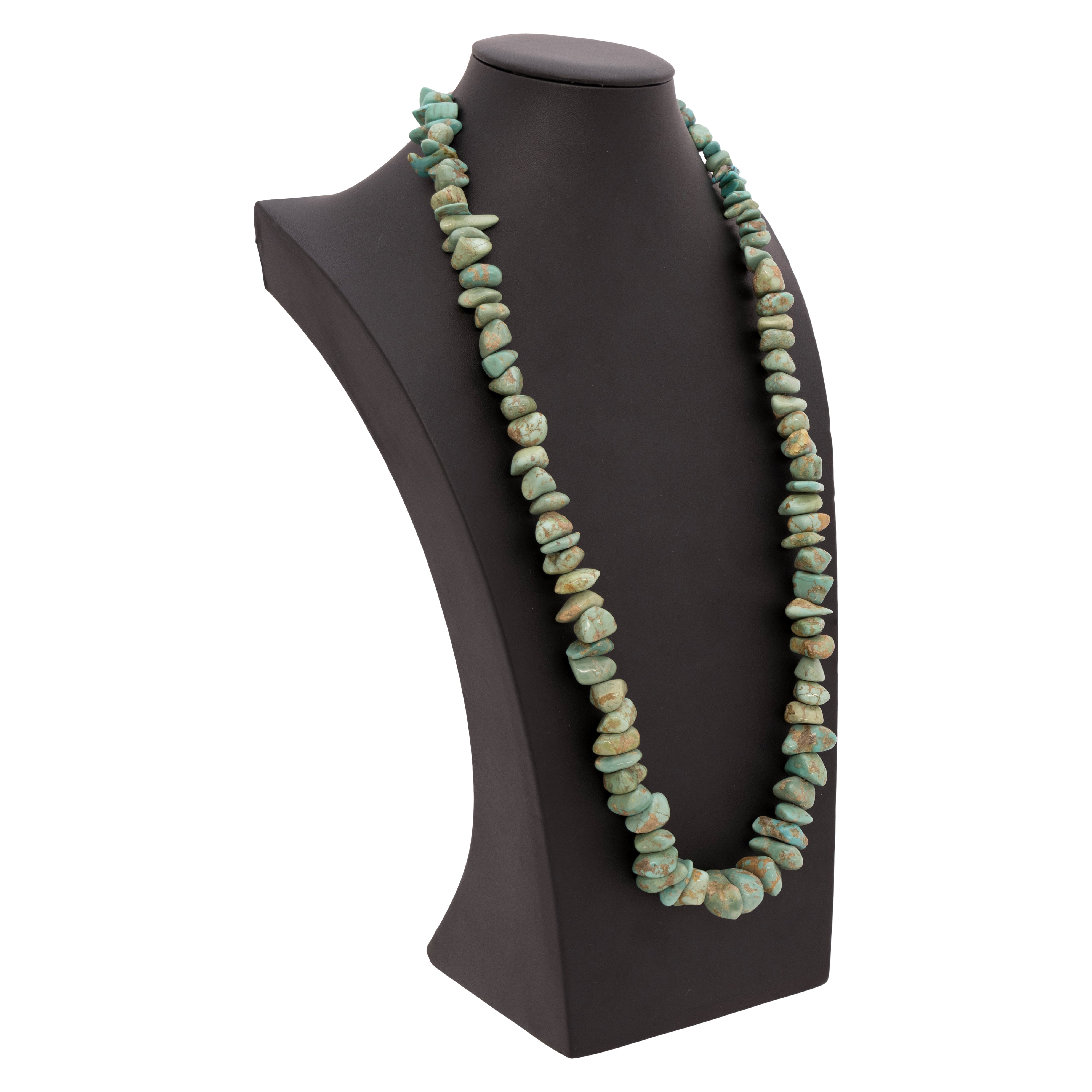 Navajo Green Turquoise Necklace