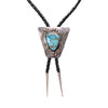 Sterling Silver and Turquoise Bolo, Jewelry, Bolo Necktie, Native