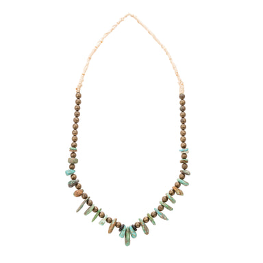 Beaded Turquoise Necklace, Jewelry, Necklace, Native