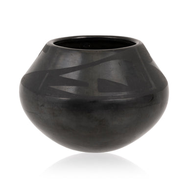 Maria and Julian Martinez Black Ware Bowl, Native, Pottery, Historic