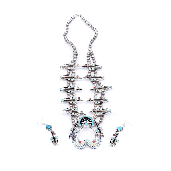 Thunderbirds, Jewelry, Squash Blossom, 