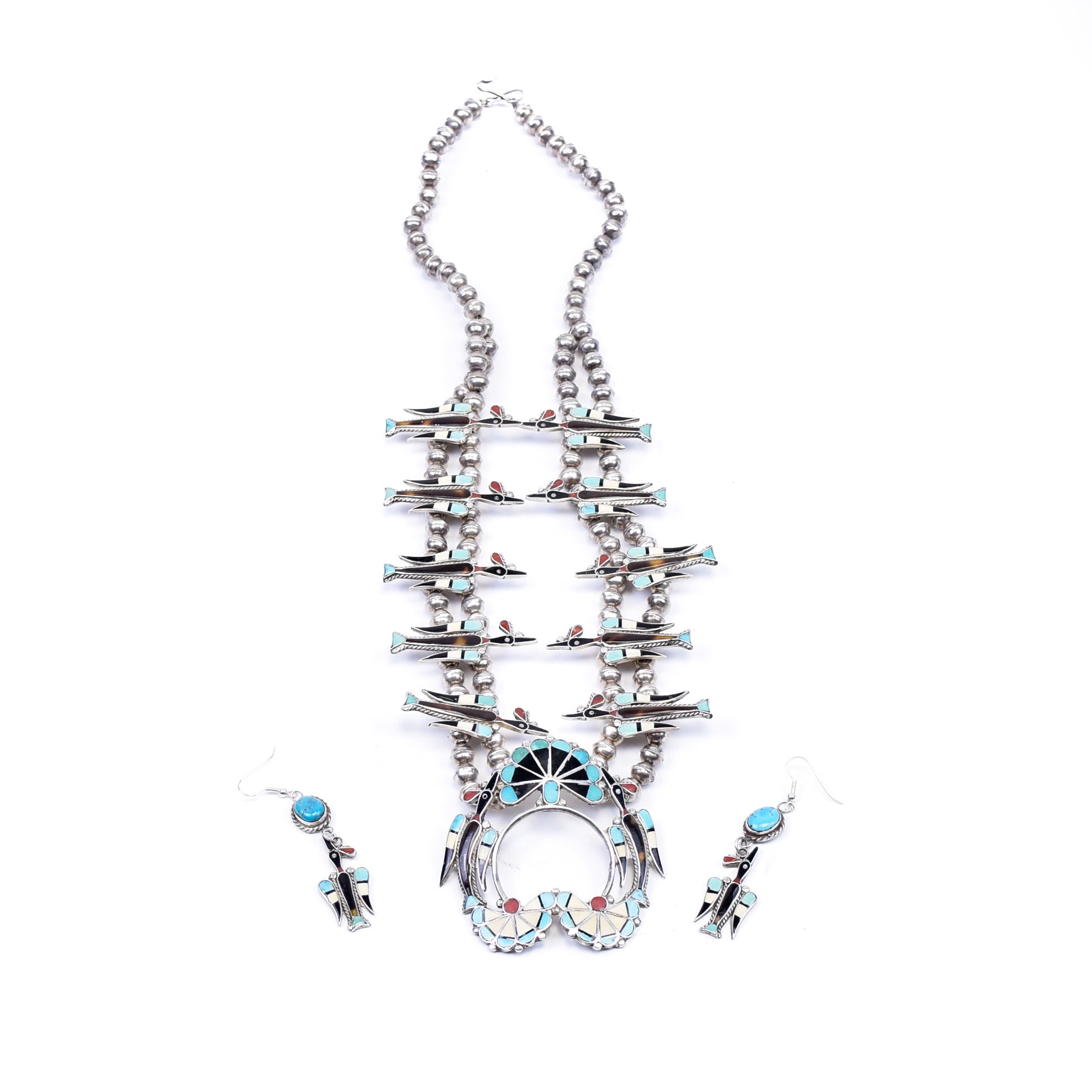 Thunderbirds, Jewelry, Squash Blossom, 