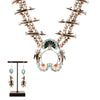 Zuni Thunderbird Squash Blossom, Jewelry, Set, Native