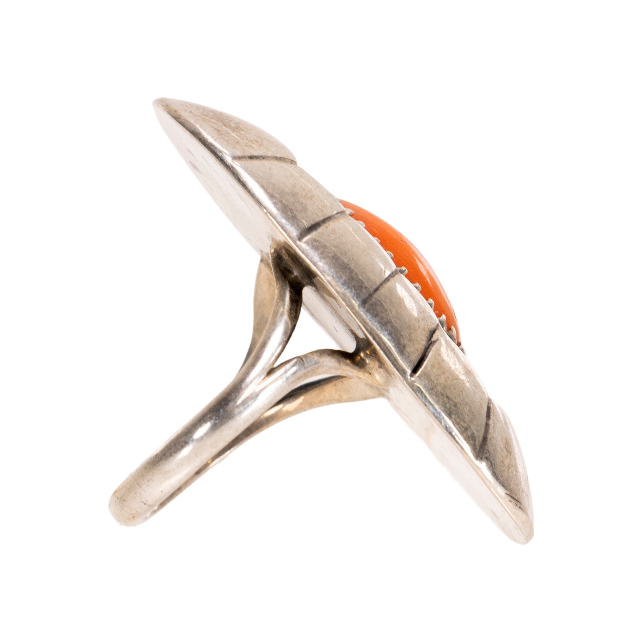 Coral Shadowbox Ring