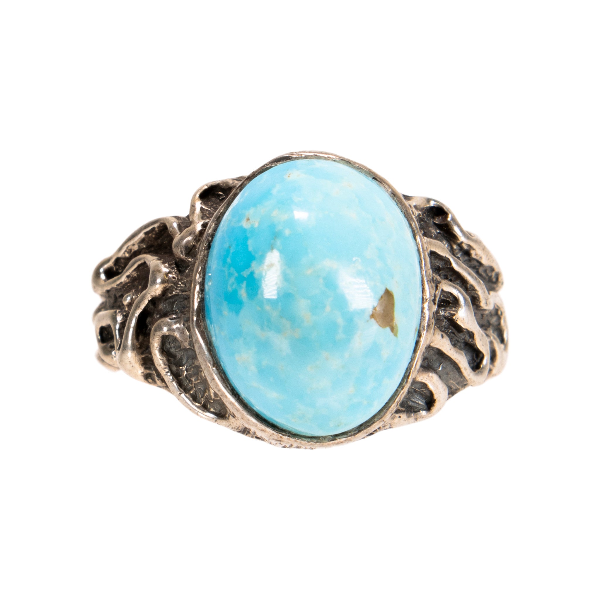 Turquoise and Sterling Ring