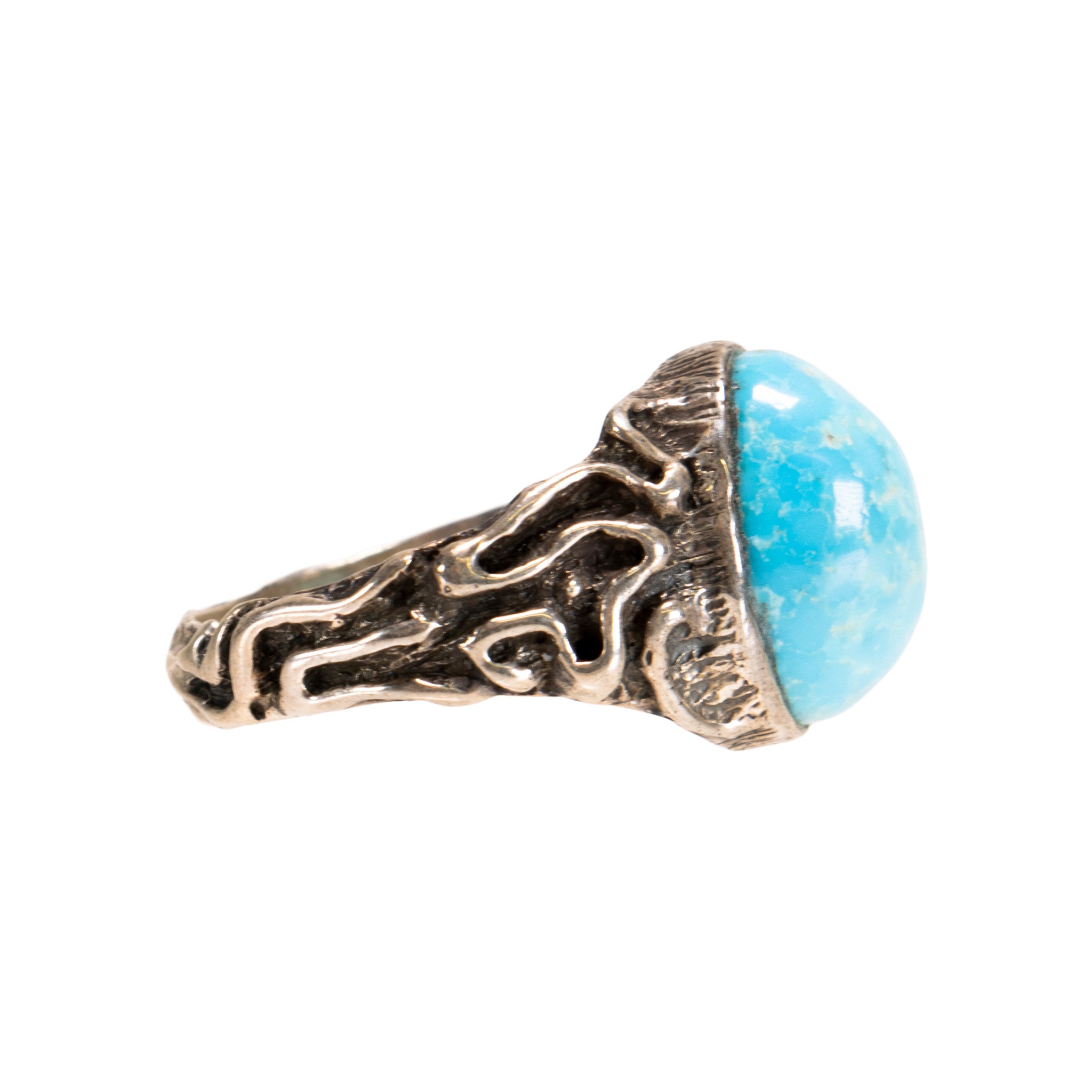 Turquoise and Sterling Ring