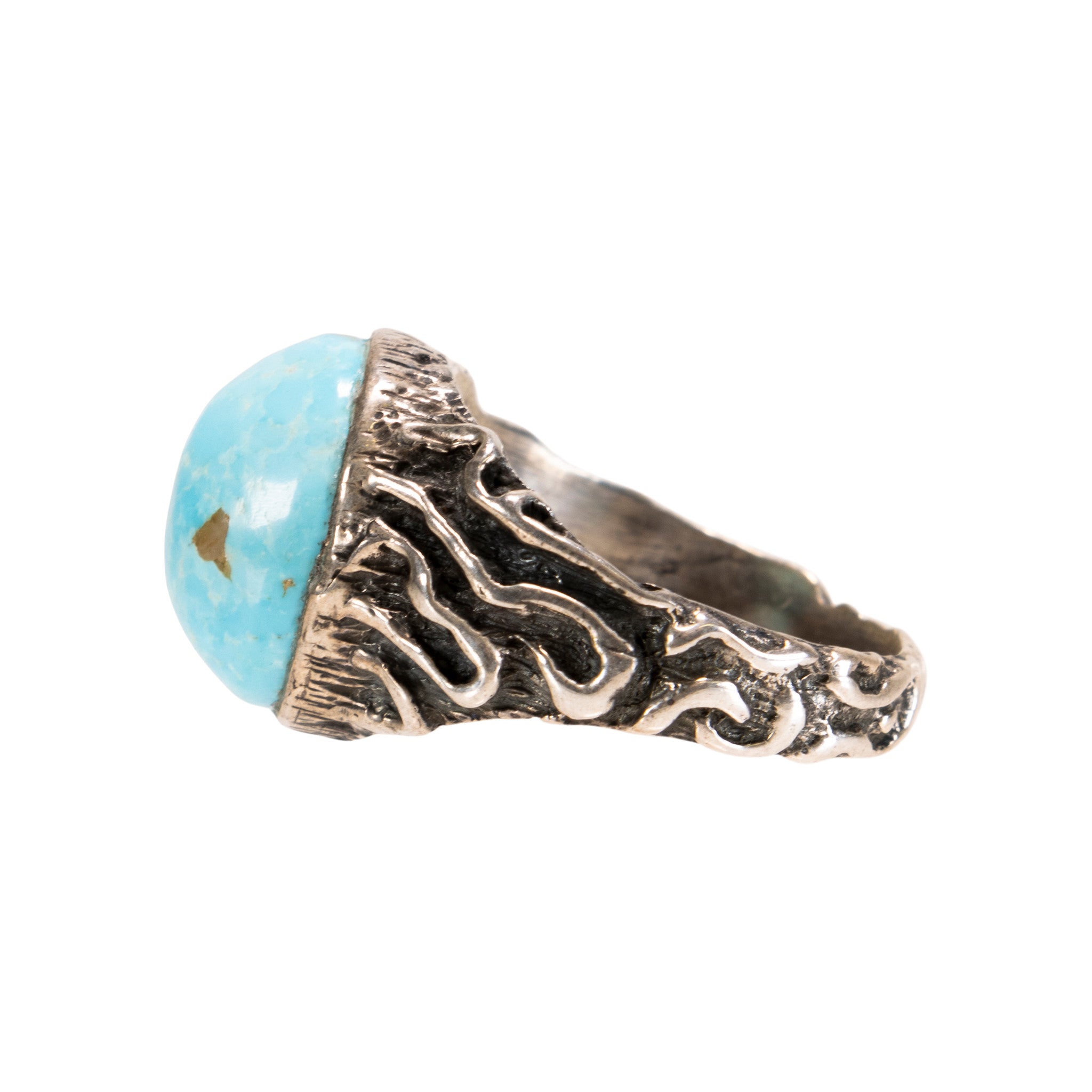 Turquoise and Sterling Ring