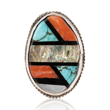Zuni Geometric Ring, Jewelry, Ring, Native