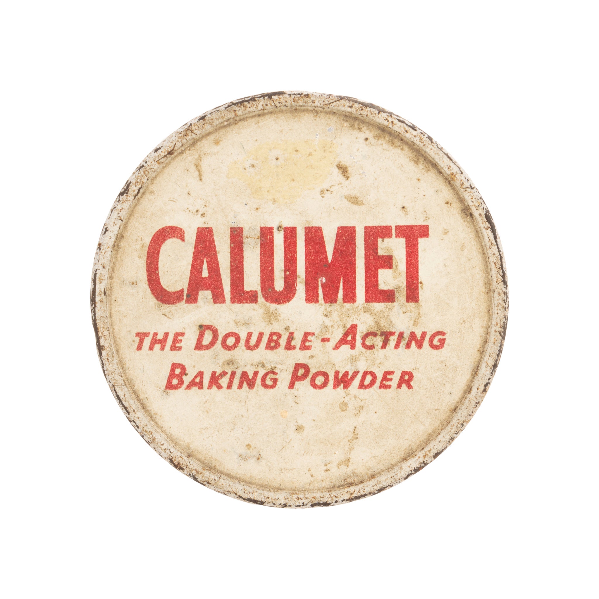 Calumet Baking Powder Can with Indian Chief — Cisco's Gallery