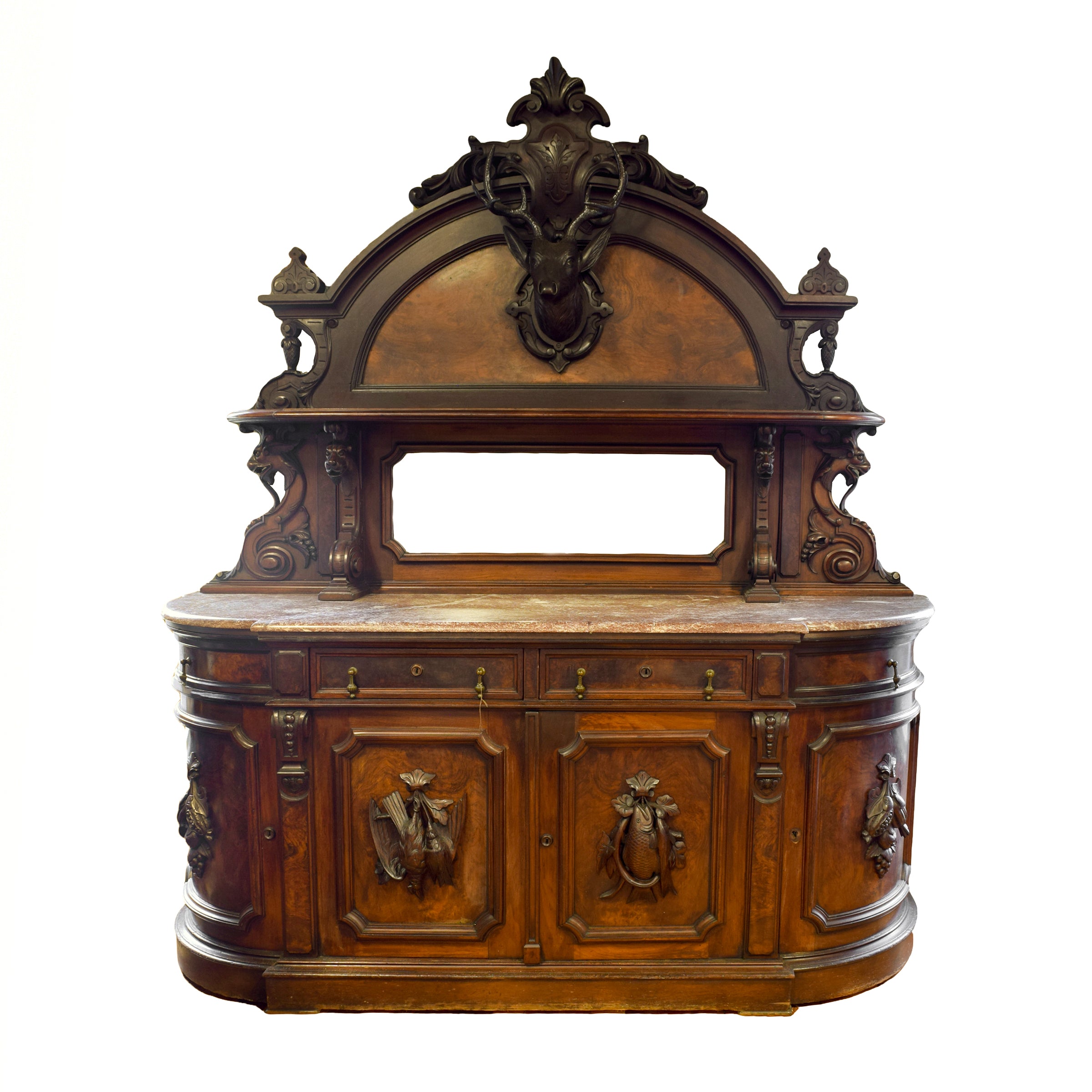 Walnut Sideboard by Alexander Roux, Furnishings, Furniture, Cabinet