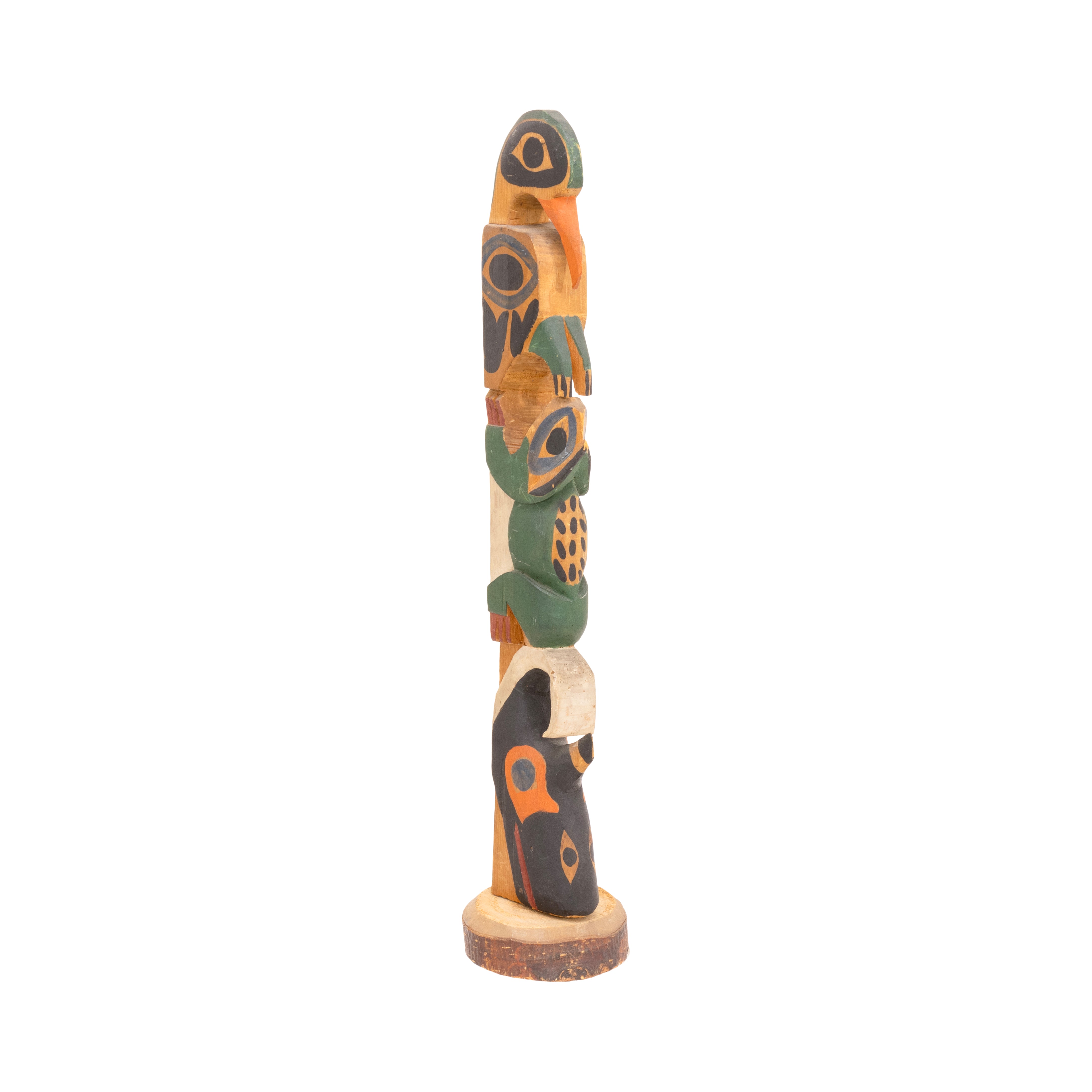 Nuu-chah-nulth or Ditidaht Totem, Native, Carving, Totem Pole