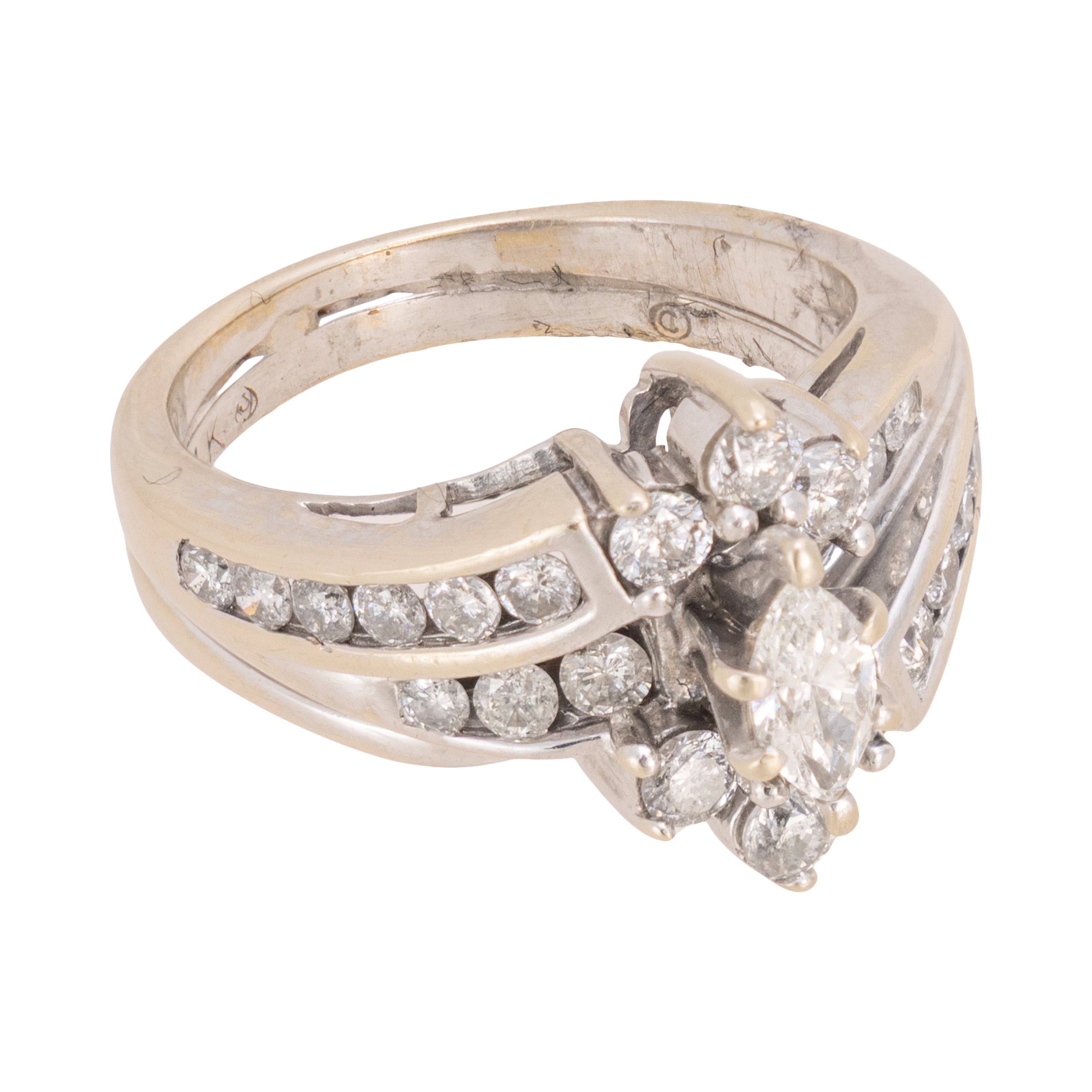 14k Gold Diamond Ring, Jewelry, Ring, Estate