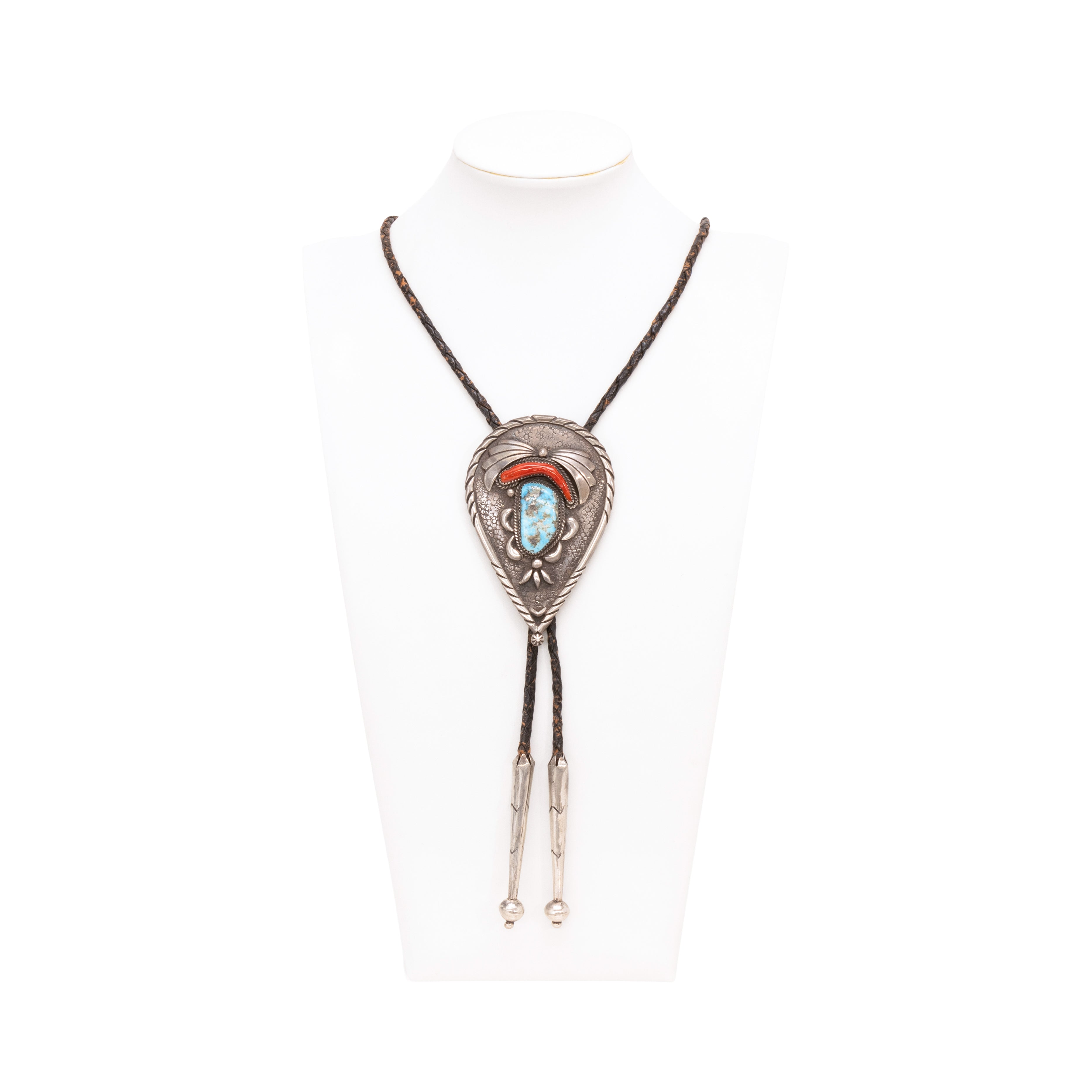 Red Mountain Turquoise Navajo Bolo