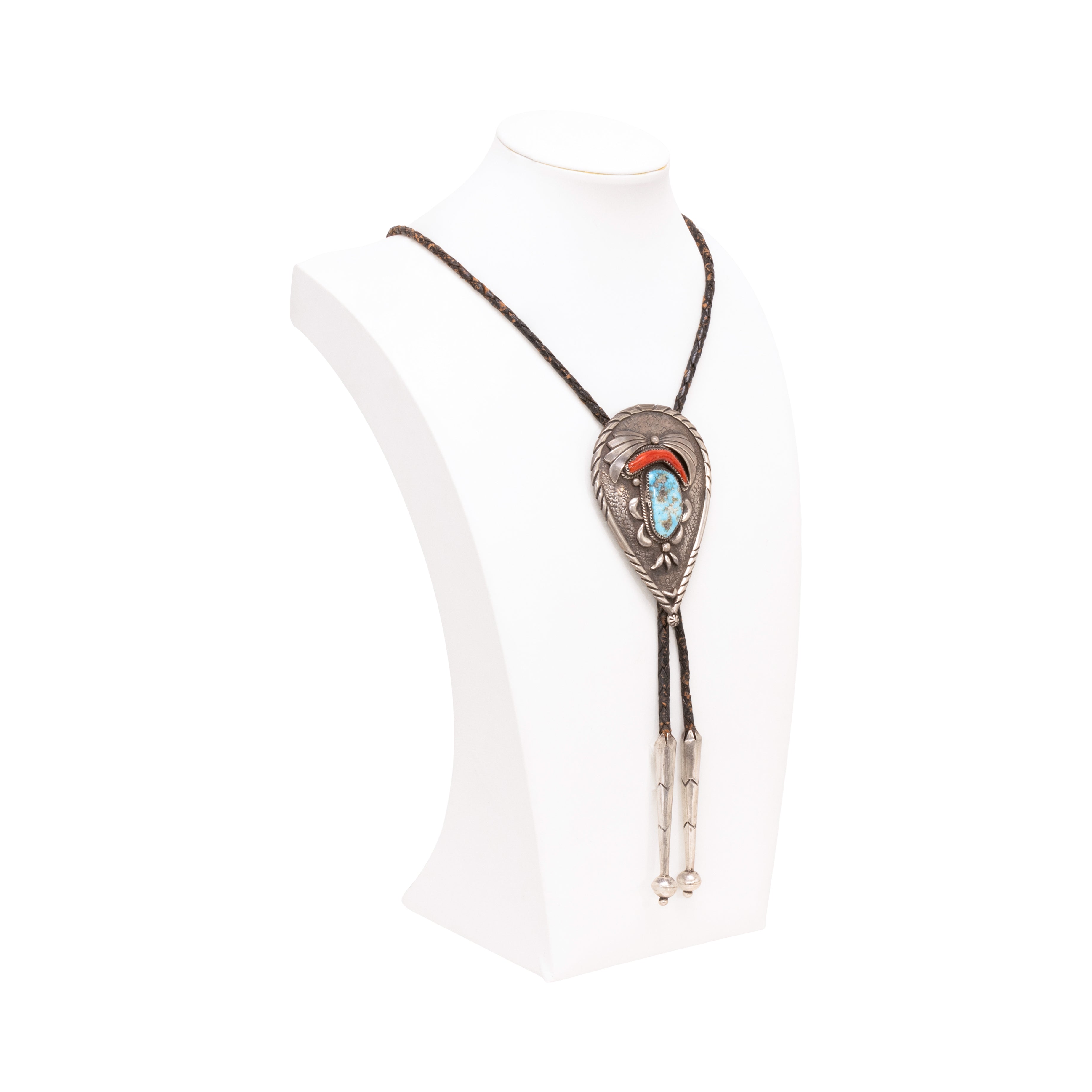 Red Mountain Turquoise Navajo Bolo