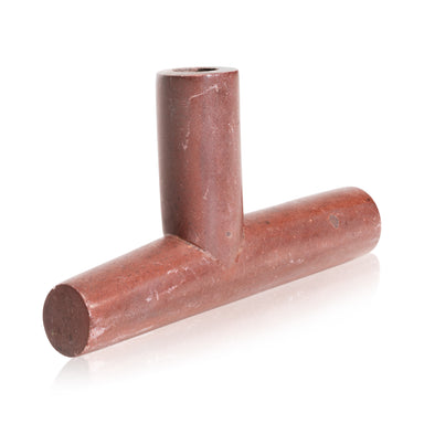 Sioux Catlinite "T" Pipe, Native, Pipe, Catlinite