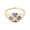 14k Gold Sapphire Ring