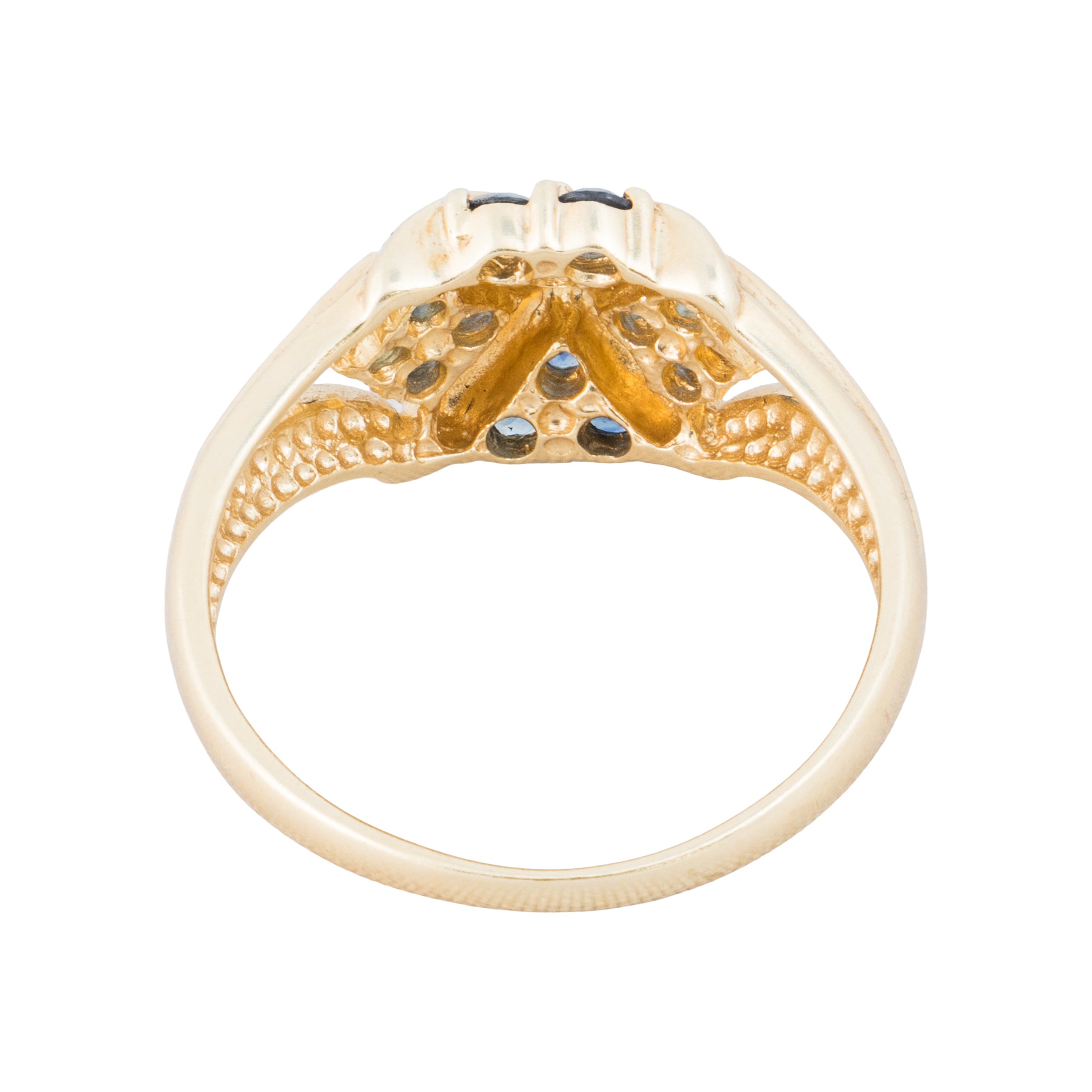 14k Gold Sapphire Ring