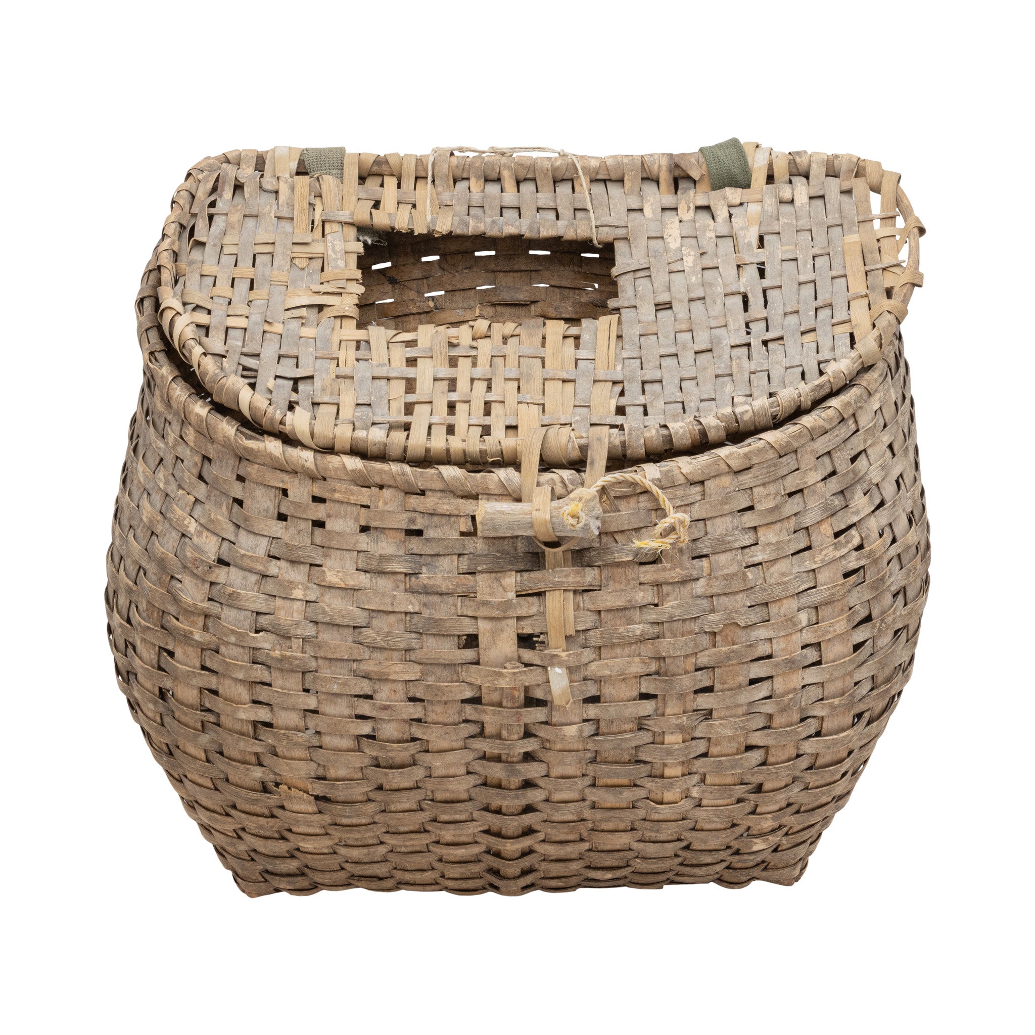 Penobscot Split Ash Creel, Native, Basketry, Fishing
