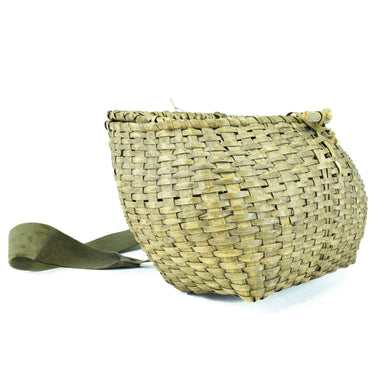 Penobscot Split Ash Creel, Native, Basketry, Fishing
