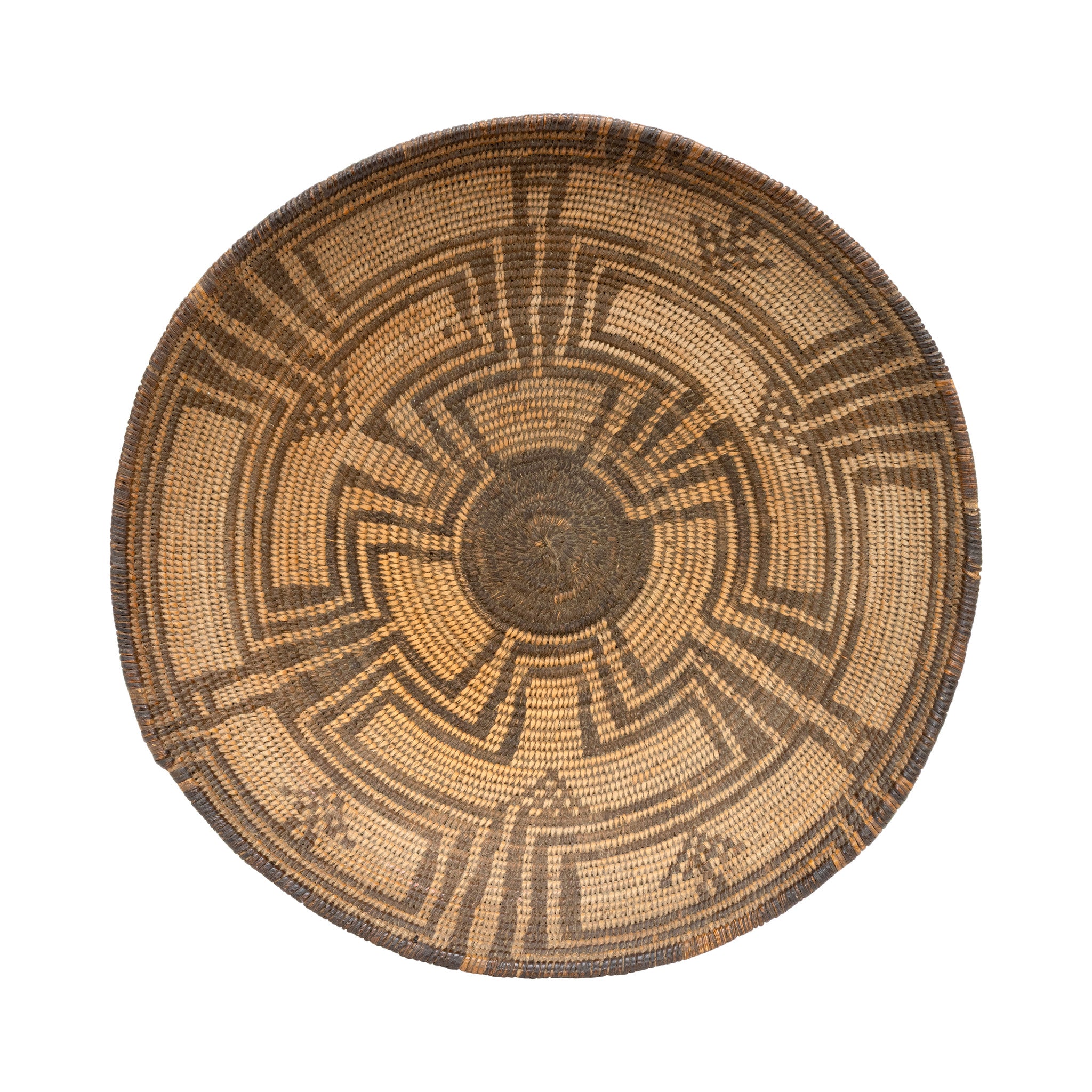 Apache Basketry Bowl, Native, Basketry, Vertical