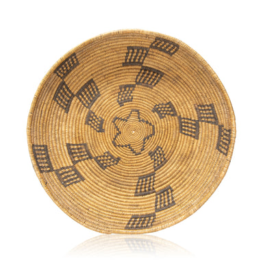 Yuma Apache Basket, Native, Basketry, Plate