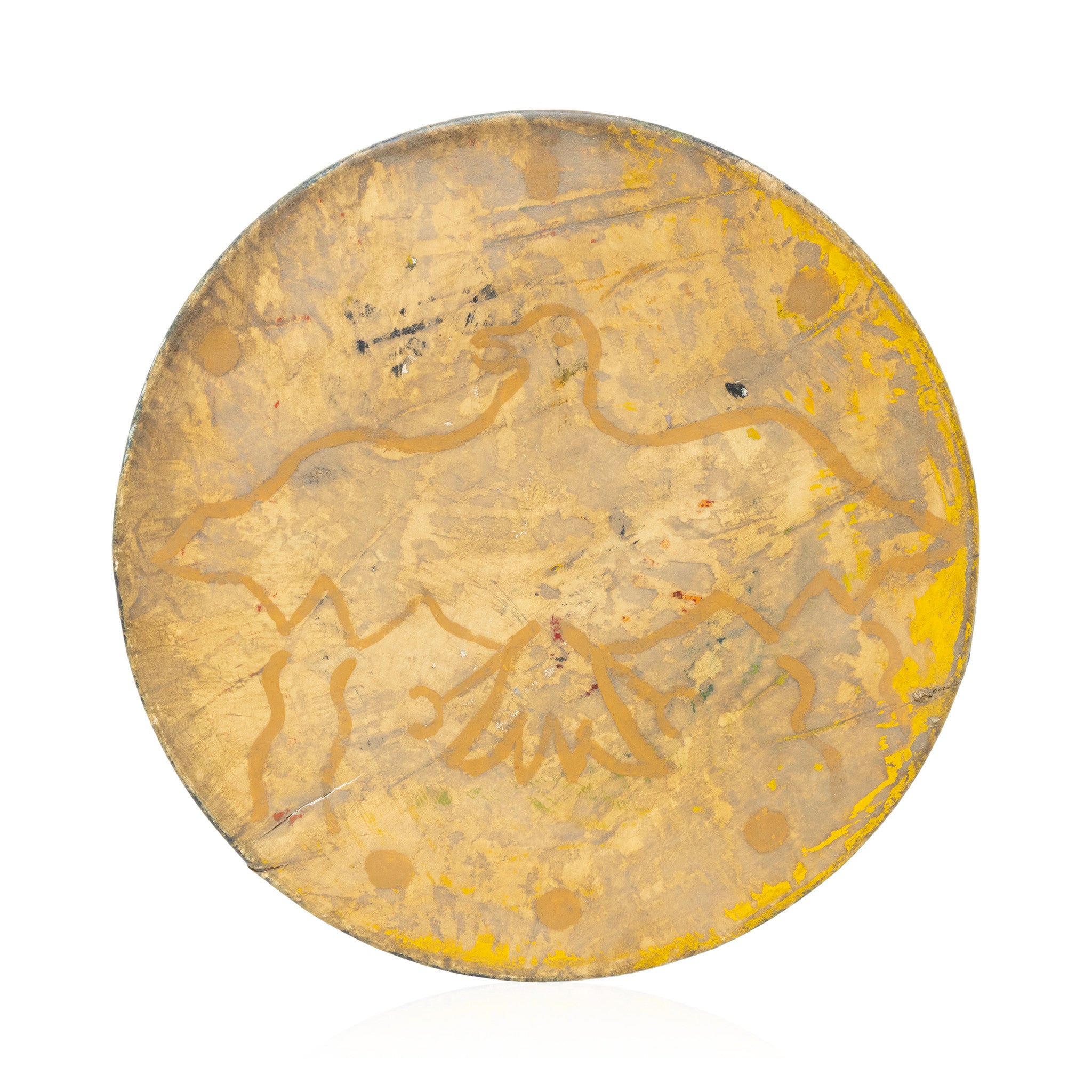Plains Painted Drum, Native, Music Instrument, Drum