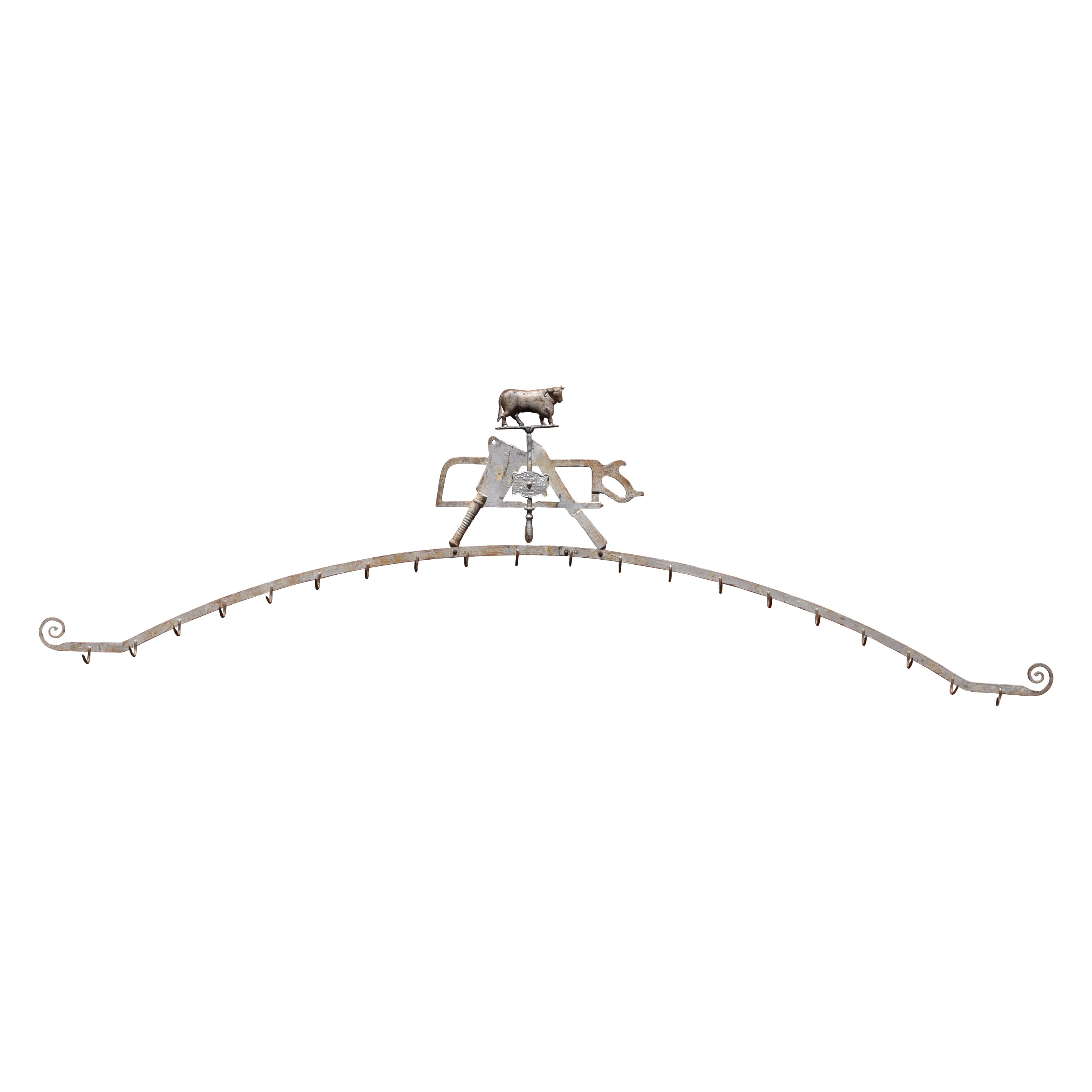 Butcher's Trade Sign and Shop Rack, Furnishings, Decor, Trade Sign