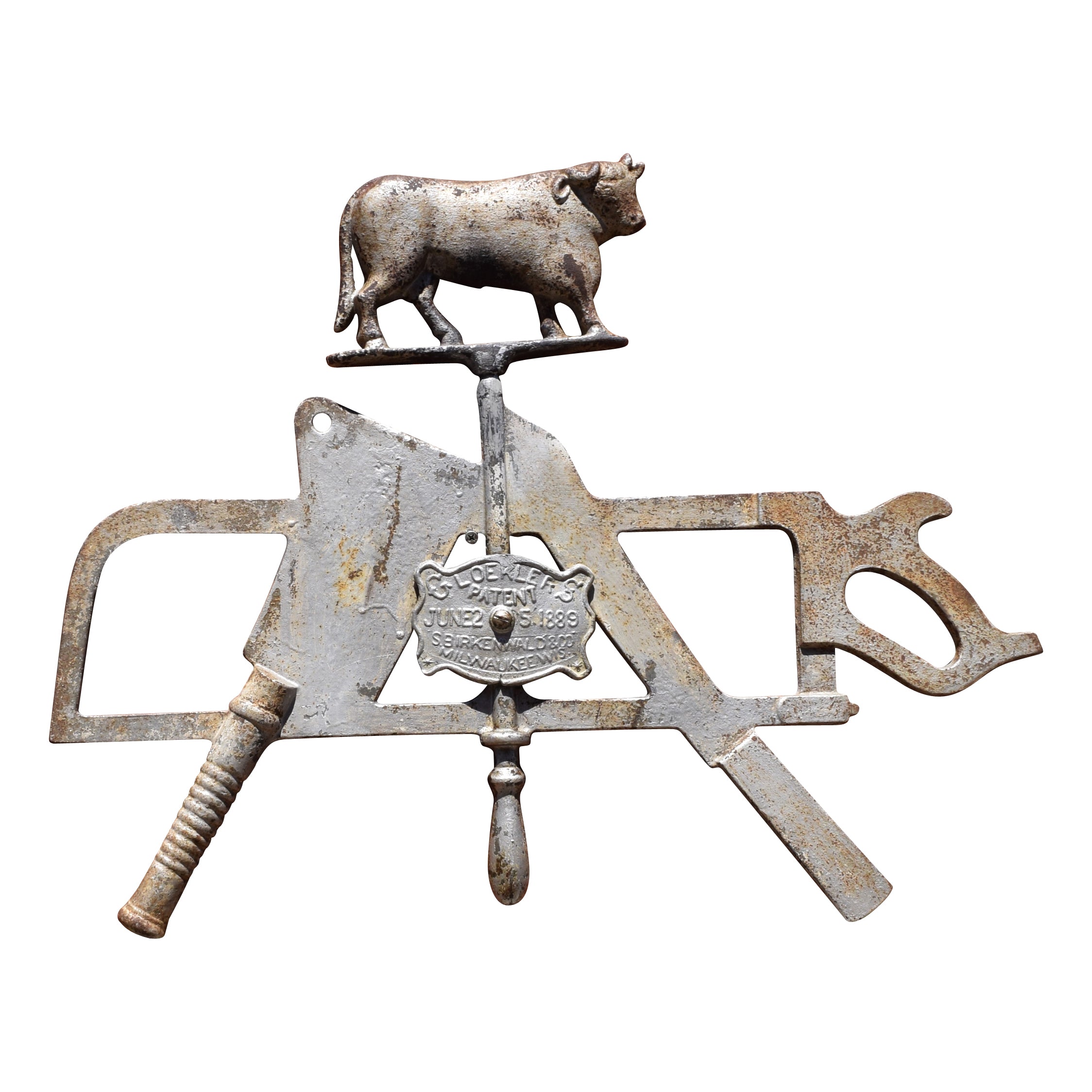 Butcher's Trade Sign and Shop Rack