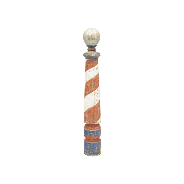 Antique Barber Pole, Furnishings, Decor, Trade Sign