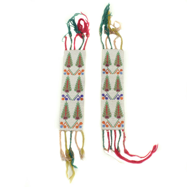 Loom-Beaded Arm Bands, Native, Garment, Arm Band