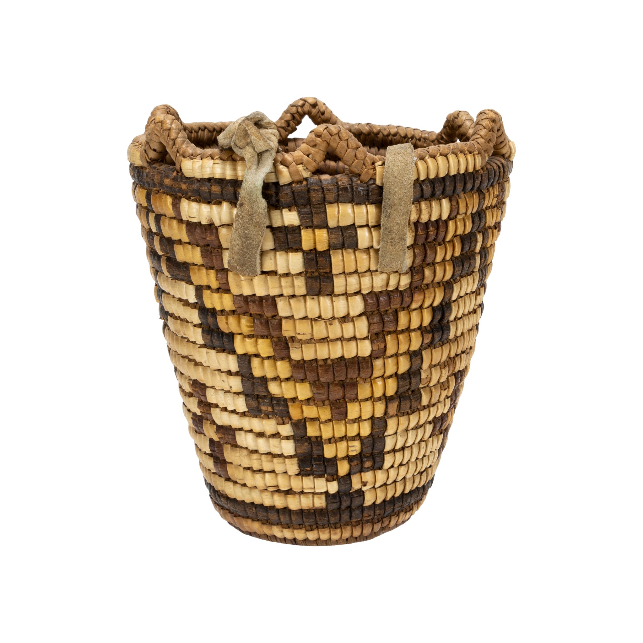 Museum Quality Polychrome Klickitat Basket