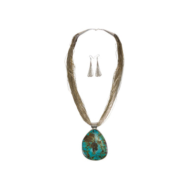 Cerrillos Mine Turquoise Necklace, Jewelry, Necklace, Native