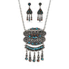 Mexican Turquoise and Coral Set, Jewelry, Set, Southwest